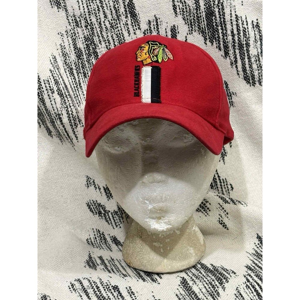 Vintage 90s Chicago Blackhawks Logo 7 Snapback Hat Cap NHL Hockey Adult OSFA